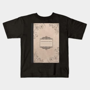 Aesthetic Composition Book Kids T-Shirt